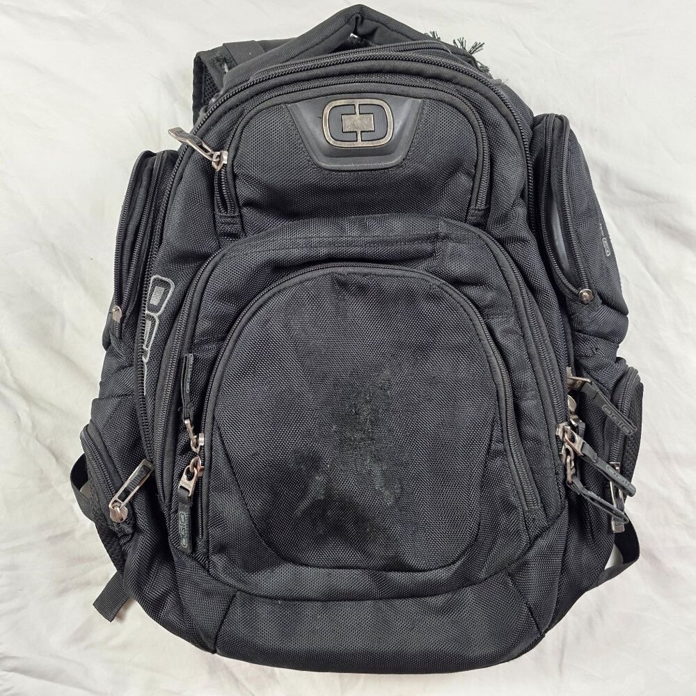 Ogio Stratagem Black Backpack Travel School Casual Outdoors Camping Work Wear